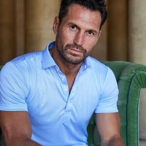 Collars and Co Shirt Mens L Houndstooth Golf Dress Collar Blue Casual New Polo